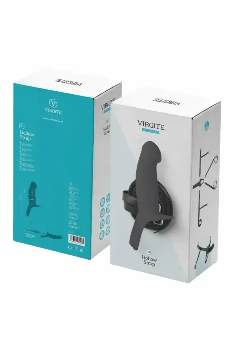 VIRGITE H1 – dobais strap-on sistēma – melna – izmērs S