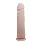 BAILE The Big Penis Reālistisks dildo ar piesūcekni – 23+ cm – Caurspīdīgs Foto 1