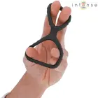 INTENSE Dewey Double Silicone Support Ring Model 2 – 5 cm – Black — Photo 4
