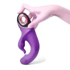 Meteor triušio vibratorius – 22.7 cm (8.9″) – violetinis — Nuotrauka 11