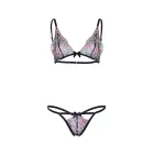 Floral Sheer Bra and String — Nuotrauka 6