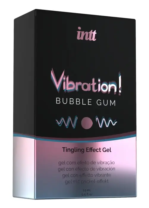 Vibration! стимулирующий гель со вкусом жвачки – 15 мл