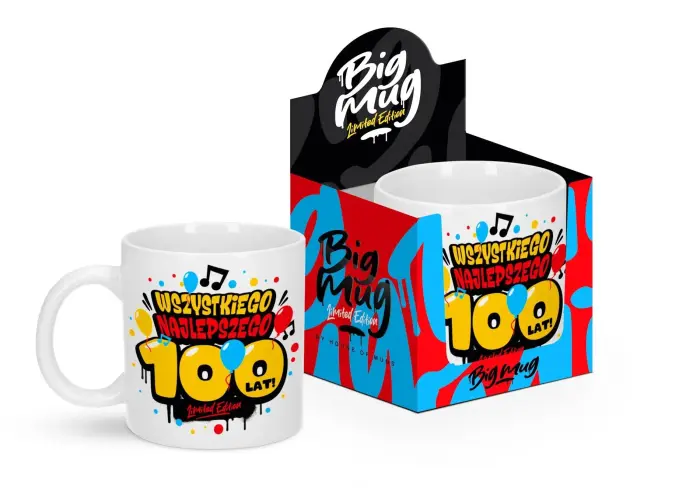 Big Mug kruus 800 ml – "Wszystkiego Najlepszego" (Palju õnne)