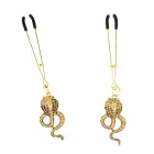 KINK Cobra Pendant Nipple Clamps 6 cm – Silver — Photo 1