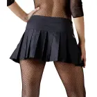 Black Level – pleated mini skirt with side zip – black – XL — Photo 4