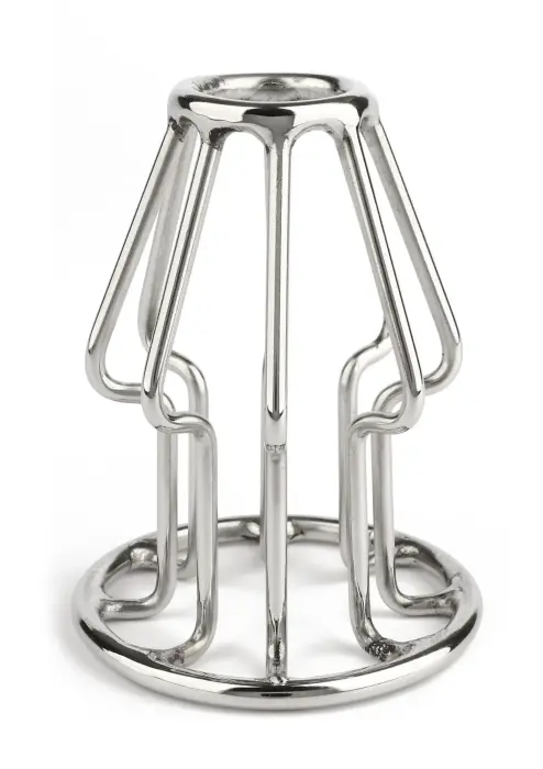 Trapezoid Anal Plug – S – Silver