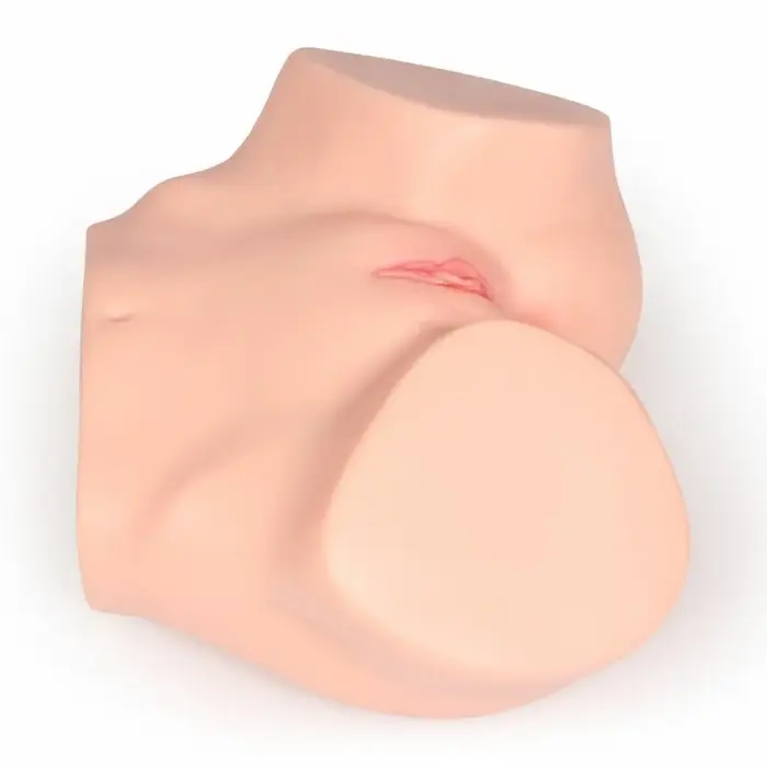 Kokos Hanna Intimate Machine anatomisks TPE masturbators ar dubultu tekstūru 21 cm – miesas krāsa