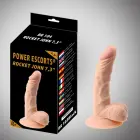 Rocket John Realistic Dildo with Suction Cup – 18.5 cm (7.3″) – Flesh — Photo 3
