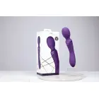 Enora Двусторонний wand вибратор – 18 cm (7″) – фиолетовый — Фото 7