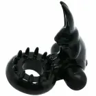 Baile Sweet Ring Intimate Stimulation System with Rabbit Attachment – Black — Photo 1