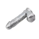 Ben Dover realistlik sooniline dildo iminapaga – 20 cm (8″) – Hõbedane — Foto 6