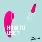 Teazers Tapping intymus stimuliatorius – rožinis — Nuotrauka 2