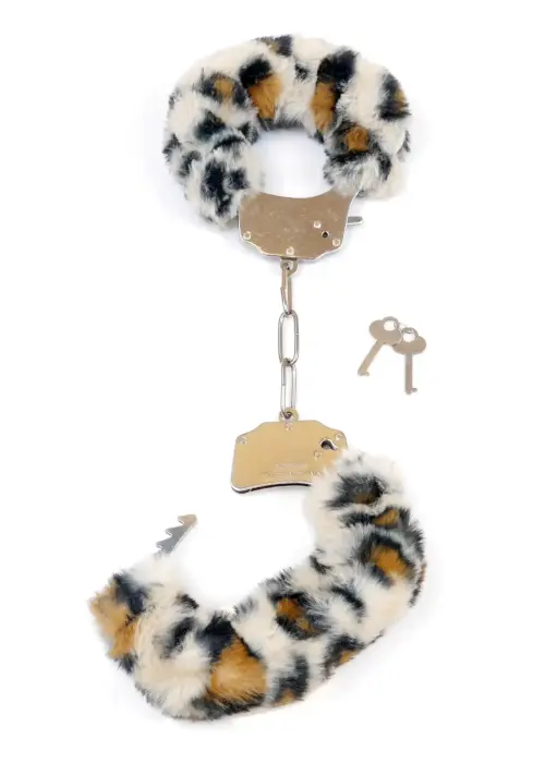 Kajdanki Fetish B - Series- Furry Cuffs Leopard Photo