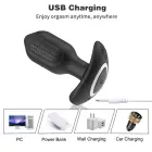 Bliss APP Vibrating Anal Plug – 10 cm – Black — Photo 3