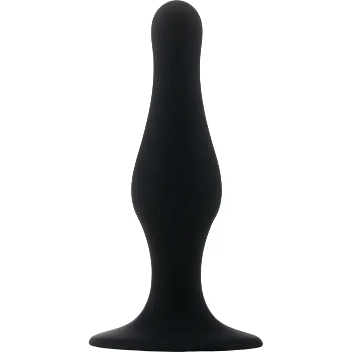 Анальная пробка с присоской – Средний – 11.7 см (4.6″) – Black Фото num
