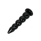 Ekstrēma anālo bumbiņu ķēde – 40 cm (15.7″) – Melna — Foto 4