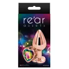 Rear Assets sirds formas anālais spraudnis – M – Rose Gold — Foto 2