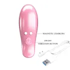 PRETTY LOVE - Leaf Vibrating Nipple Clamps - Red — Photo 8