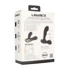 Vibrating and Tapping Silicone Prostate Massager with Ball Stimulator – 16 cm – Black — Photo 3