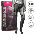 CalExotics Radiance Plus Size Garter Skirt & Thigh Highs – Black – 3X — Photo 1