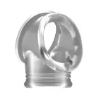 No.48 - Cockring with Ball Strap - Translucent — Photo 1