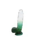 Kiotos Cox värviline dildo iminapaga – 21.5 cm (8.5″) – Läbipaistev — Foto 3