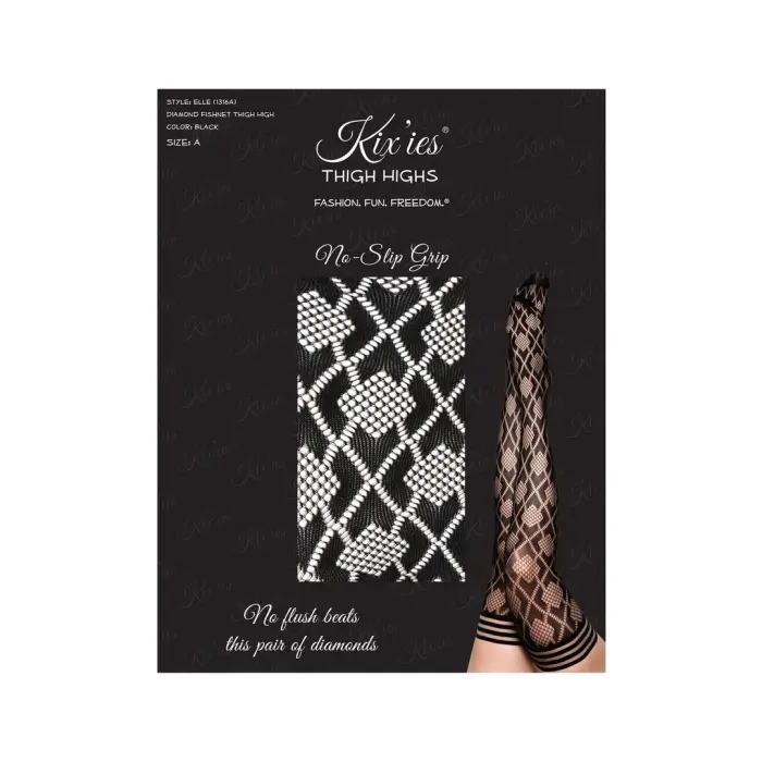 Kix'ies Elle чулки до бедра – чёрные