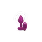 B-Vibe vibreeriv anaaltapp ehtekiviga – M – Roosa — Foto 1