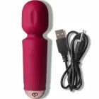 Rocks Off Mini uzlādējams wand vibrators – sarkans — Foto 4