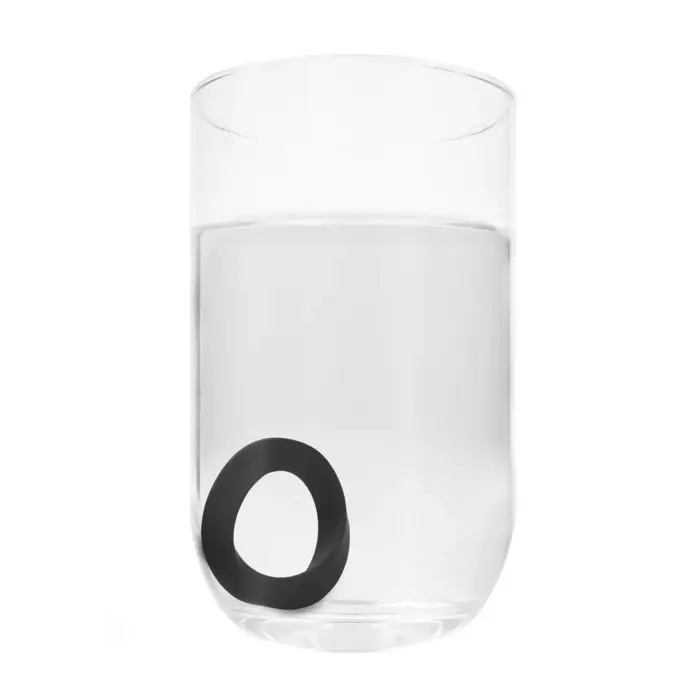 Endless Cock Ring – Large & Medium – Black