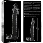 Ibiza Nebula Series Model 23 Glass Dildo – 21.5 cm (8.5″) – Clear — Photo 5
