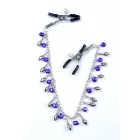 Fetish B sērijas ekskluzīvas krūšu galu skavas Nr.2 ar ķēdīti un zvaniņiem Foto 3