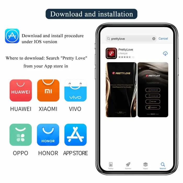 Pretty Love Aethon клиторальный стимулятор с управлением через app