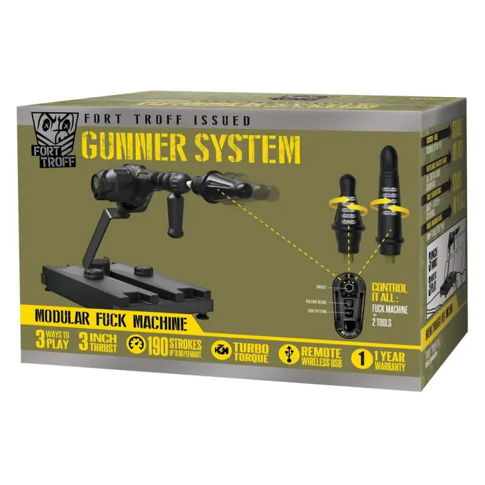 Gunner System 3-в-1 модульная секс-машина