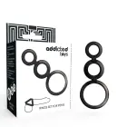 Addicted Toys Rings Set Smoked – 3-Piece Anatomical Silicone System — Photo 1