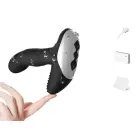 Luxury Play Prostate Stimulator – Silicone USB Massager – 7 Function – Pulsator – Heating – Black Photo