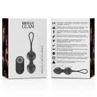 BRILLY GLAM Vibrating Kegel Trainer with Remote – 9.5 cm (3.7″) – Pink — Photo 9