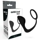 Addicted Toys Intimate Plug with Black Support Ring – 10 cm – Black — Photo 1