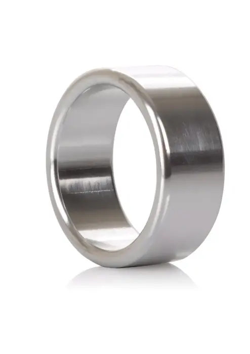 Alloy Metallic Cock Ring – M – Silver