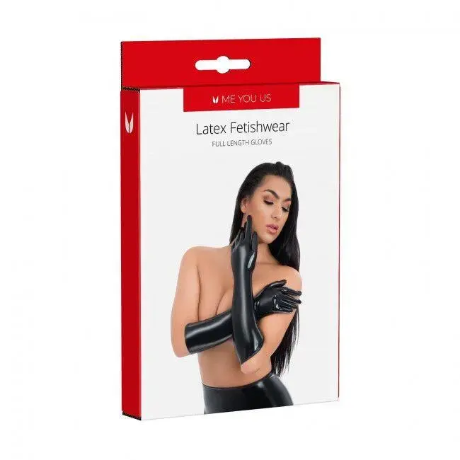 Me You Us Latex Full Length Gloves – Small