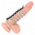KINK Metal Ring Set 7 Pieces with Leather Strap Adjustable 3.2-5 cm — Photo 2