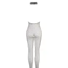 Cottelli Fantasy Catsuit – crotchless backless net catsuit with lace halterneck – black – S/M — Photo 5