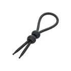 Кольцо для члена Liquid Silicone Dual Lasso – черный — Фото 4
