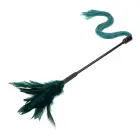 Indica Feather Tickler with Silicone Strips – Green — Photo 6