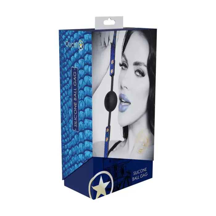 Ouch! Florence Collection silikoonist ventileeritav palliklamber – sinine
