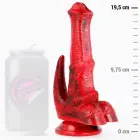 EPIC Vulcanus Night Dragon fantasy дилдо – 19.5 cm (7.7″) – черный — Фото 8