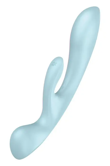 Satisfyer Triple Oh кролик-вибратор – 18 cm (7″) – синий