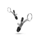 Stymulator Metal Nipple Clamps with Ring – Silver — Photo 3