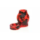 XR Brands Hell Hound Silicone Ball Stretcher Sleeve – Red — Photo 2