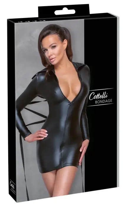 Cottelli Bondage Dress – Black – XL